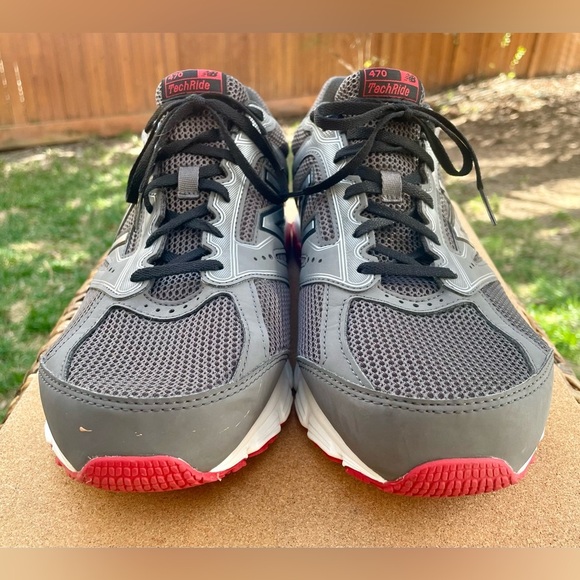 NEW Men’s New Balance 470v1 Gray Red ME470LG1 Running Shoes. Size 14 (2E) Wide main image 4